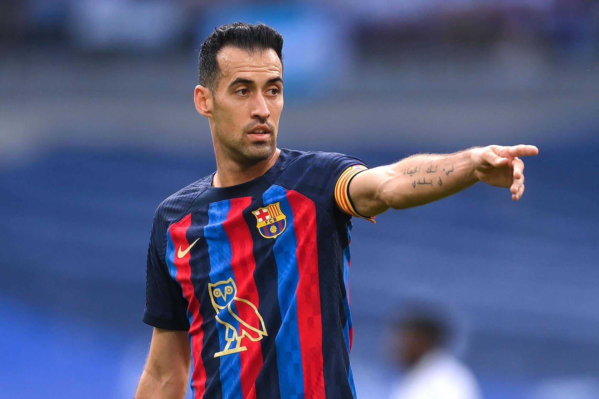 Sergio Busquets had a rough game against Real Madrid.