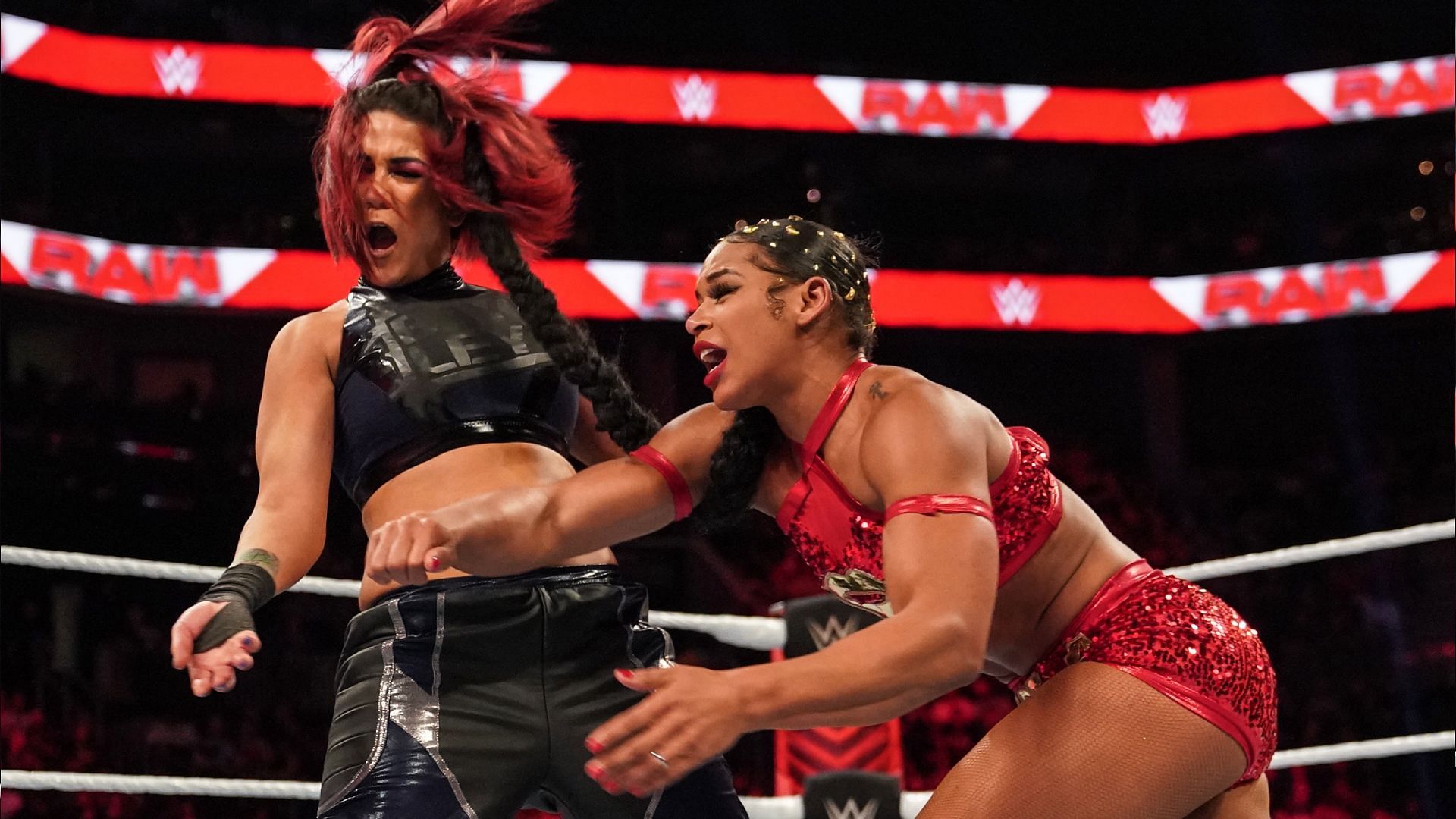 Bianca Belair and Bayley