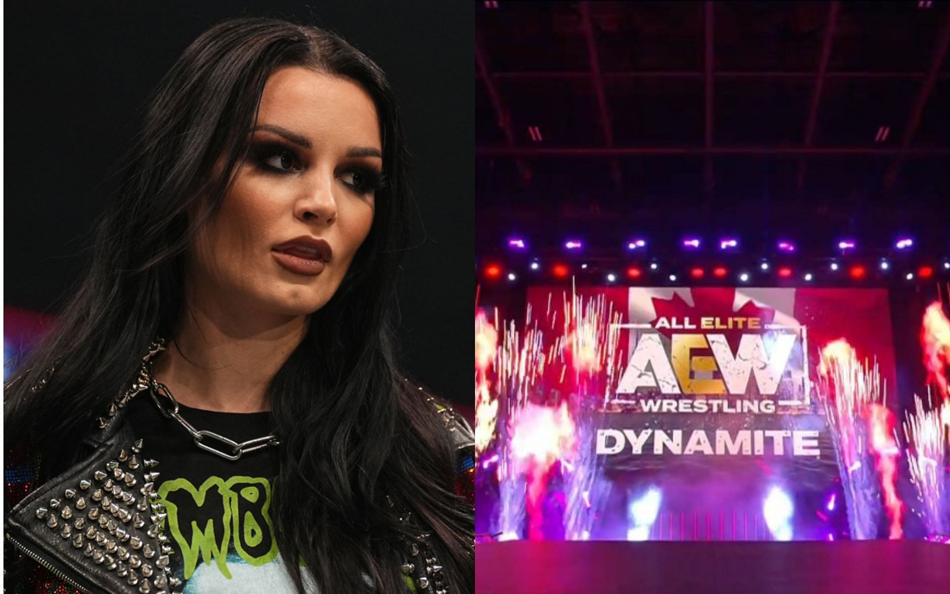 Saraya was not in the card for the AEW Dynamite in Canada.