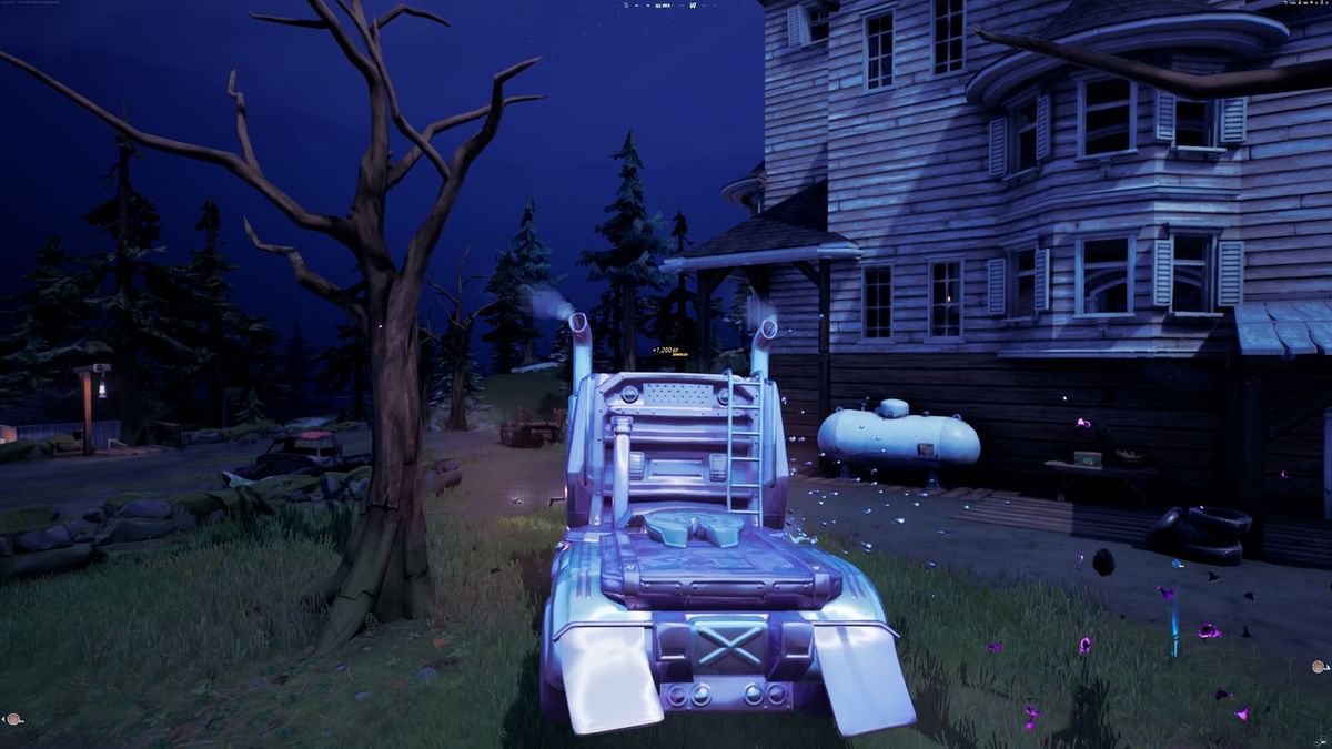Fortnite How to honk a vehicle's horn at Grim Gables & Knowby Cabin