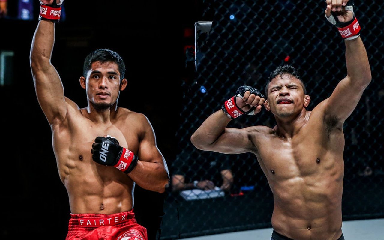 Stephen Loman (left) and Bibiano Fernandes (right). [Photos ONE Championship]