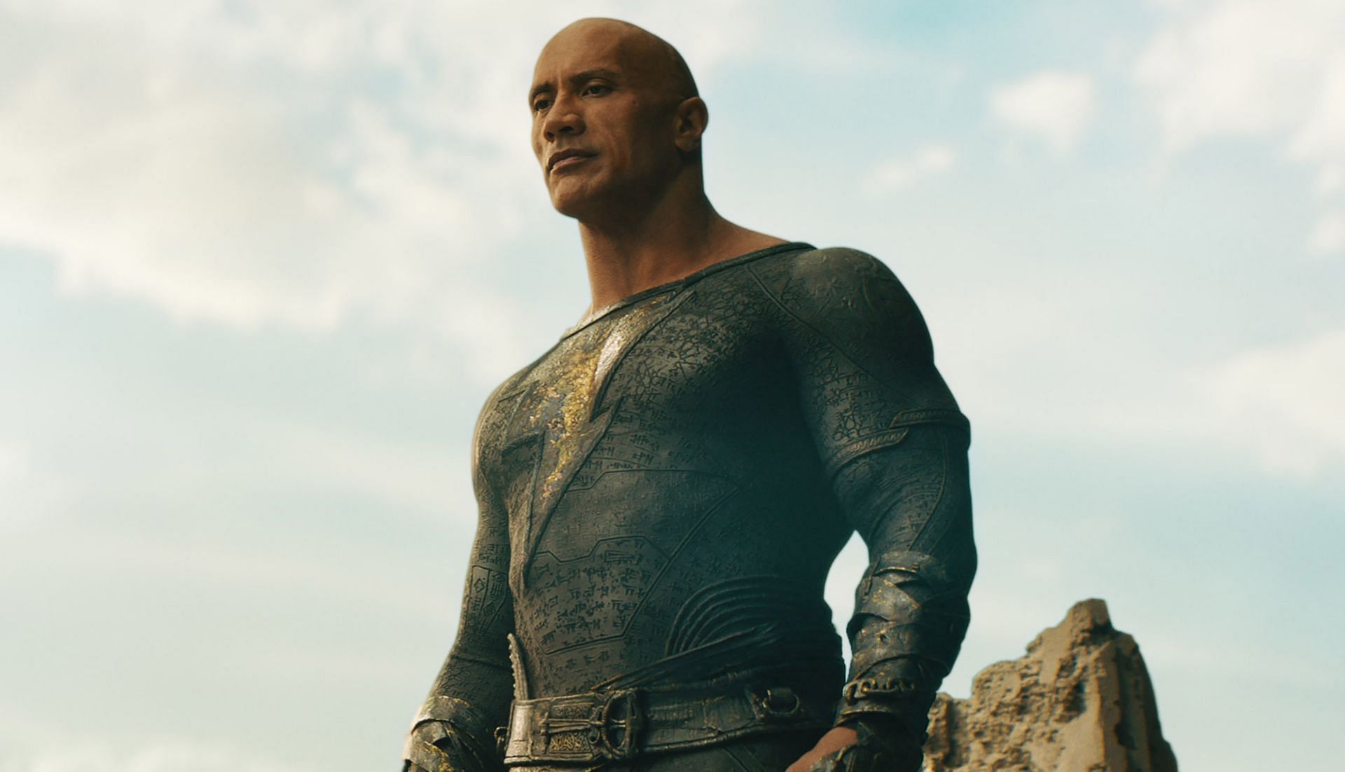 Dwayne Johnson in Black Adam (Image via IMDb)