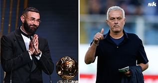 "He's not obsessed with himself" - Jose Mourinho dubs Karim Benzema as a 'team player' after 2022 Ballon d'Or triumph