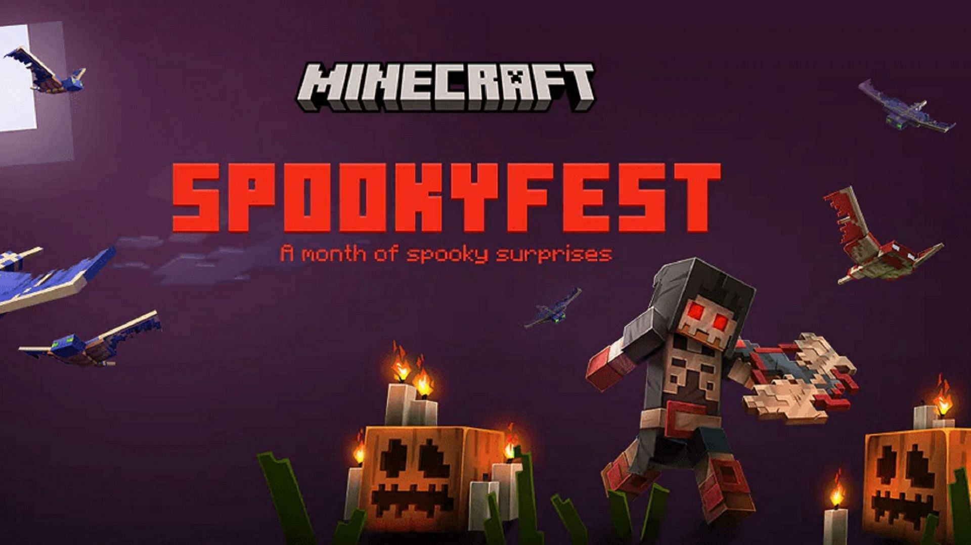 Spooky Fall&#039;s latest entry is known as Spookyfest (Image via Mojang)