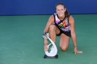 Daria Kasatkina at the 2022 Mubadala Silicon Valley Classic.