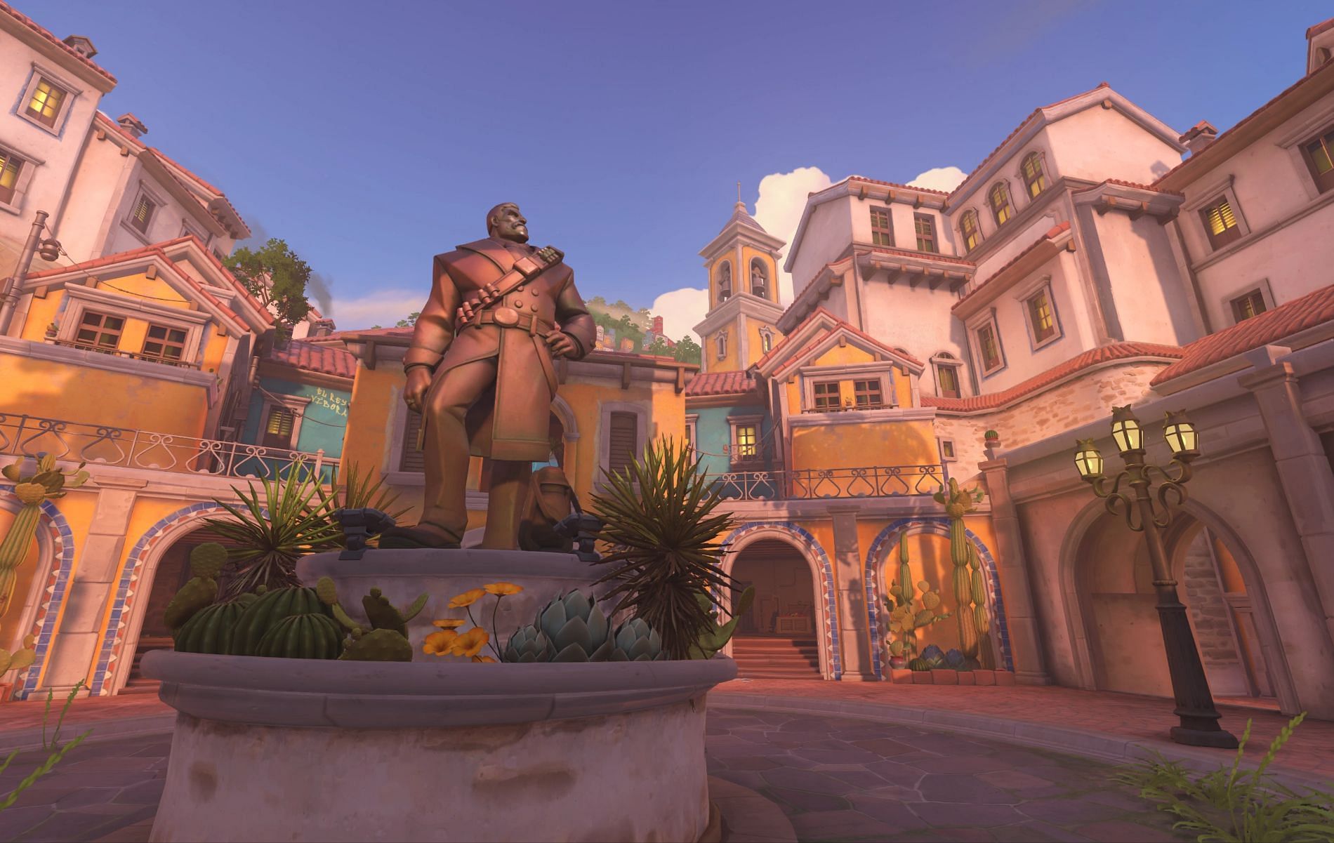 Castillo is the remake of an old Fort that overlooks Dorado Bay in Mexico (Image via Blizzard Entertainment)