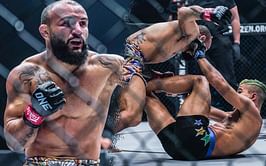 “He hurt me with knees” - John Lineker optimistic he could have turned ONE on Prime Video 3 match around before groin shot