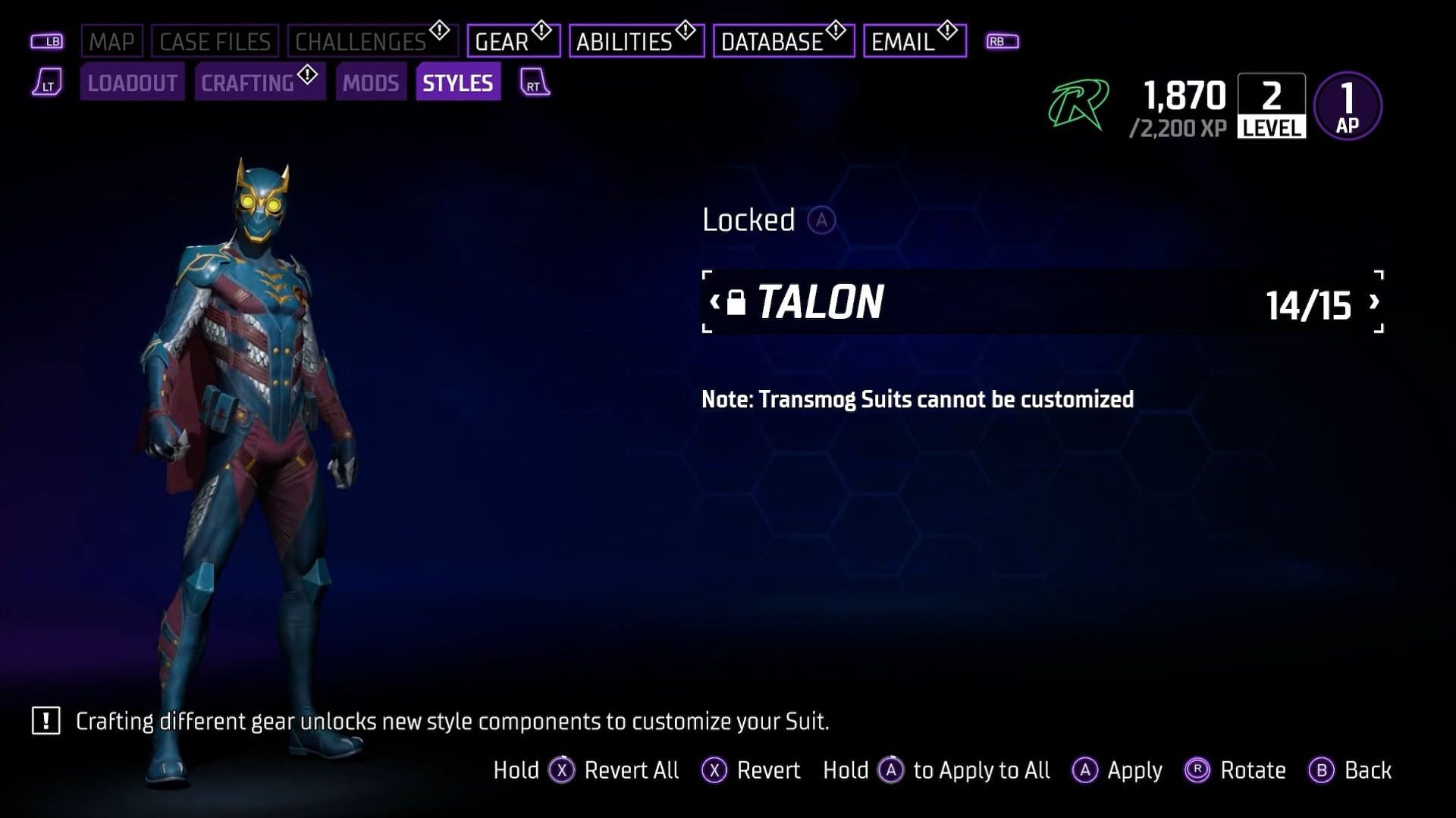 Talon (Image via YouTube - BloodThirstyLord)