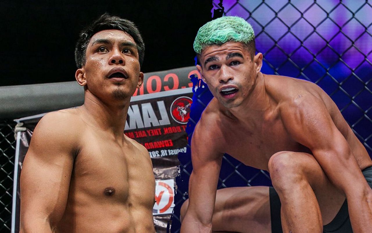 (left) Kevin Belingon and (right) Fabricio Andrade [Credit: ONE Championship]