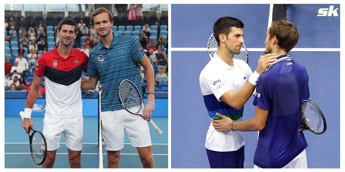 Daniil Medvedev takes on Novak Djokovic in the semifinals of the 2022 Astana Open