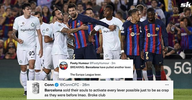 Twitter erupts as Robert Lewandowski's stoppage-time goal secures 3-3 draw for Barcelona against Inter Milan