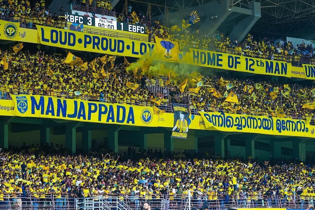 The Manjappada will have an effect on the outcome on the ISL encounter between Kerala Blasters FC and ATK Mohun Bagan (Image Courtesy: Kerala Blasters FC Instagram)