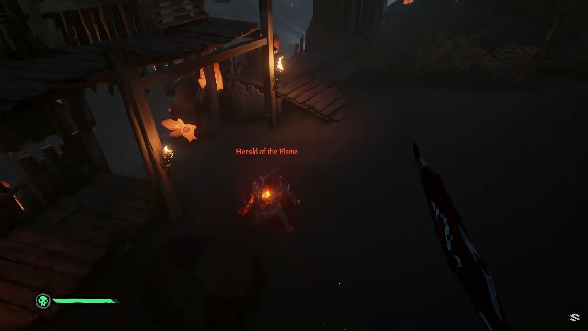 Ashen Lords are a nuisance in Sea of Thieves (Image via YouTube/Syrekx)