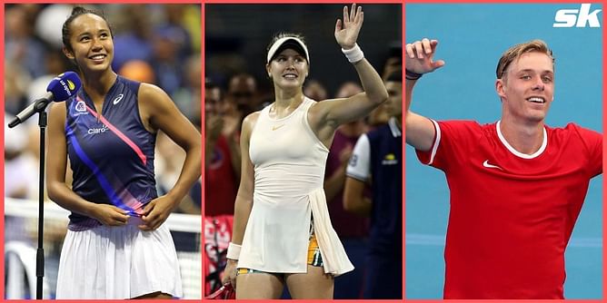 Eugenie Bouchard, Leylah Fernandez, and Denis Shapovalov celebrate Thanksgiving Day in Canada