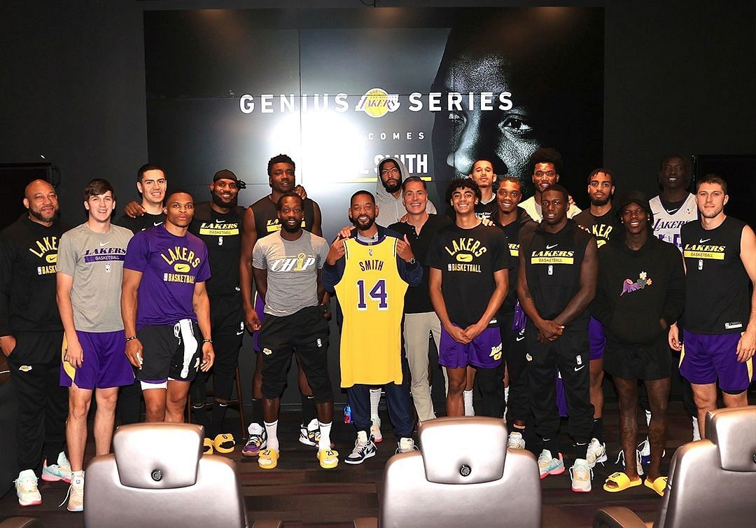 Will Smith with the LA Lakers. (Photo: @Lakers/Twitter)