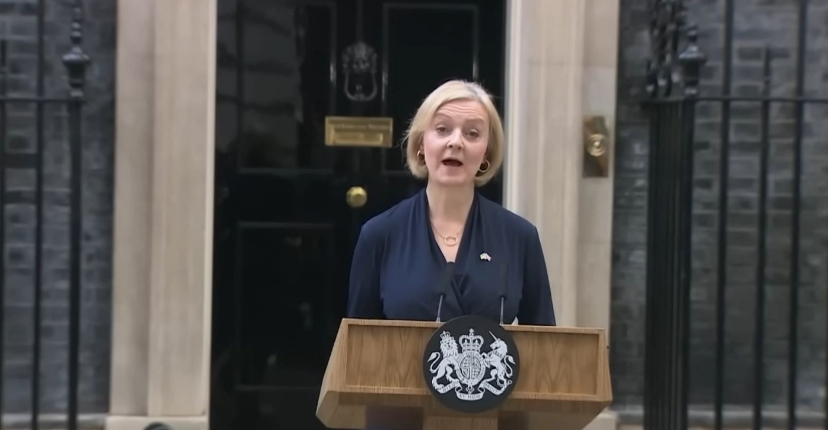 Liz Truss announced her resignation on Thursday, October 20 (Image via ABC News)