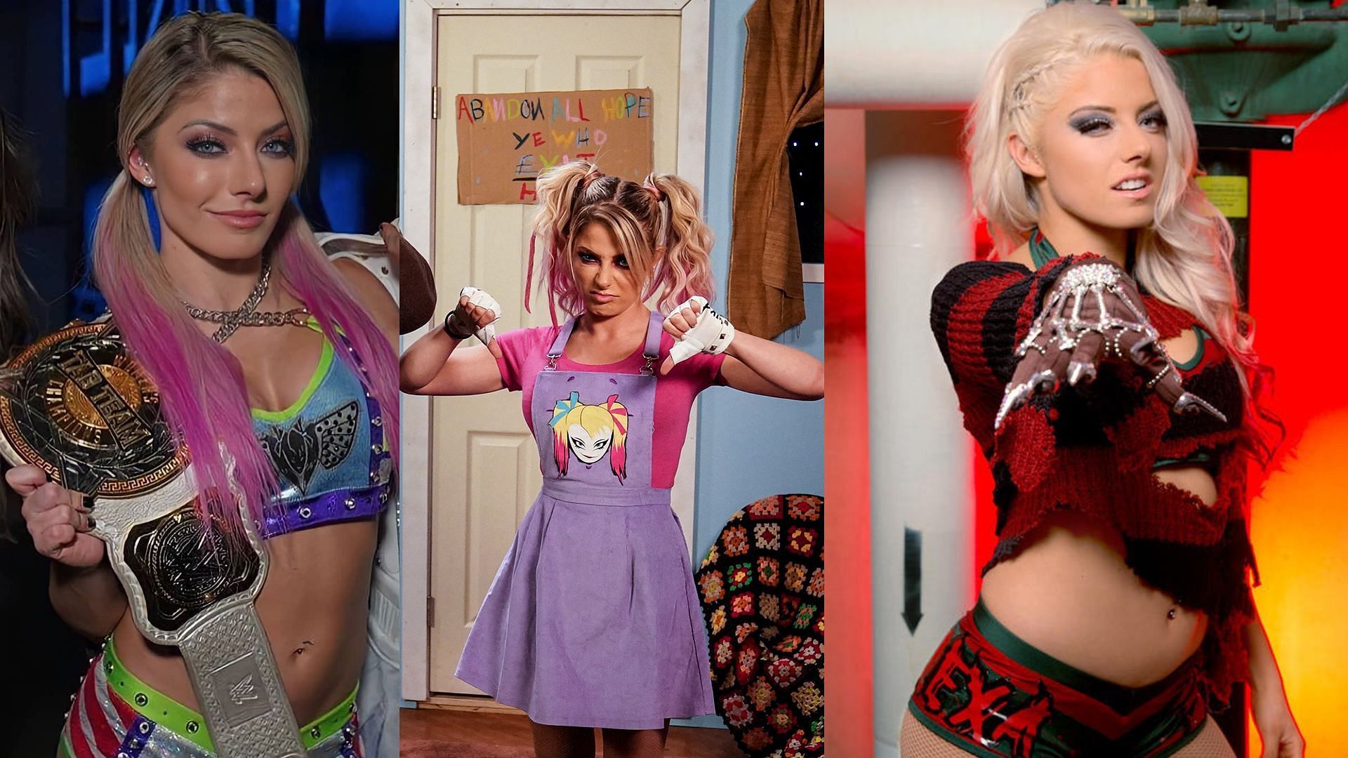 Alexa Bliss has introduced some fantastic gear over the years