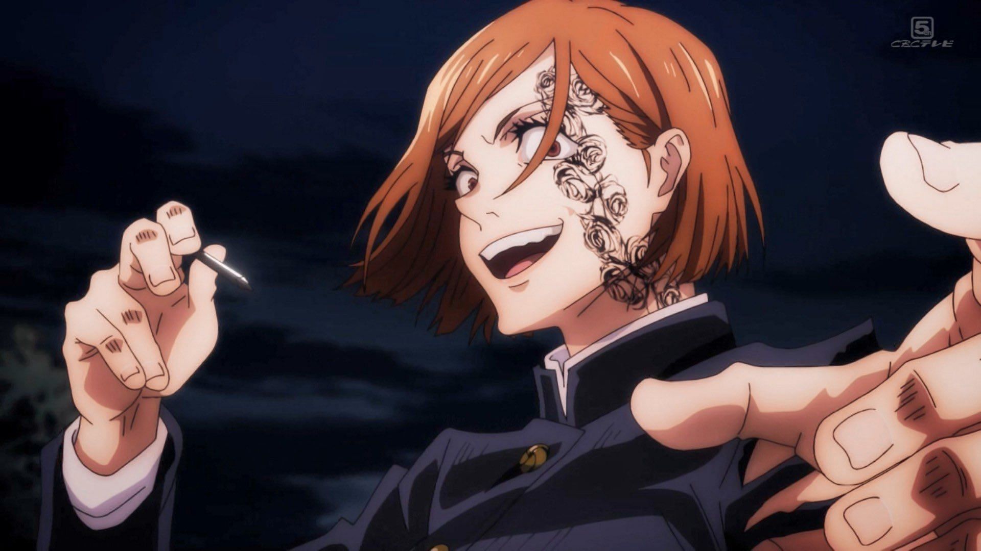 Nobara Kugisaki as seen in Jujutsu Kaisen (Image via Studio MAPPA)