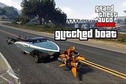 Hilarious GTA Online glitch fuses boat with NPC's car
