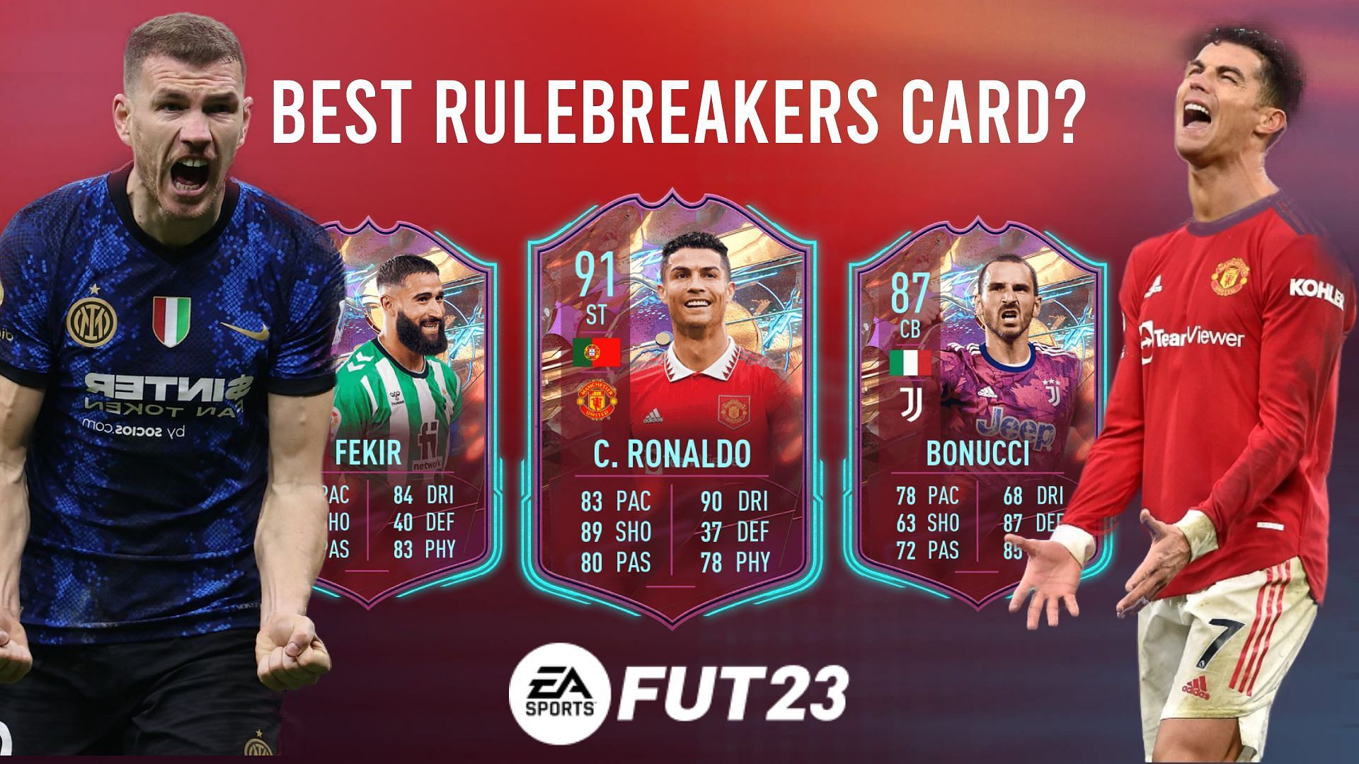 The best cards from the Rulebreakers promo in FIFA 23 (Image via EA Sports FIFA)