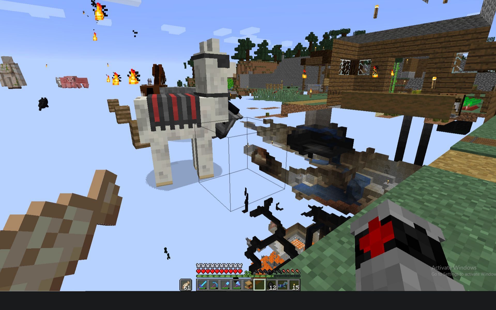 Bugs can be both fun and game breaking (Image via Mojang)