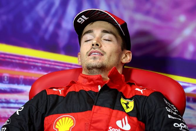 "I wasn't close enough"- Charles Leclerc on what prevented him from overtaking Sergio Perez at 2022 F1 Singapore GP