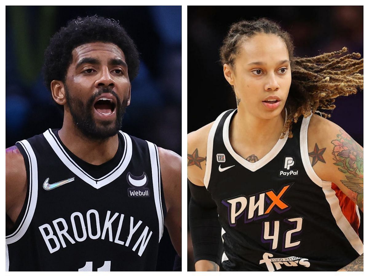 Brooklyn Nets All-Star guard Kyrie Irving and WNBA All-Star Brittney Griner