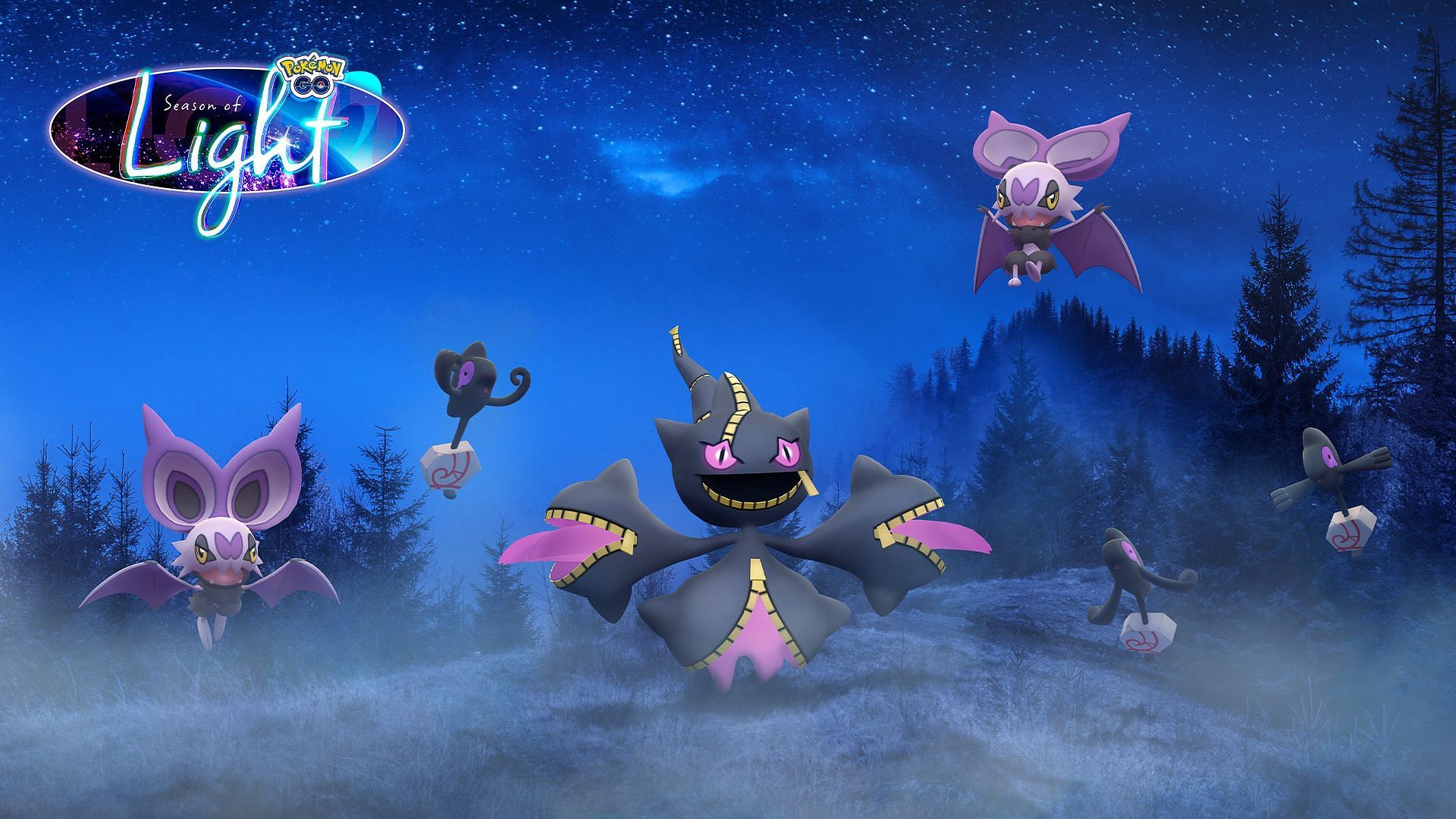 Official artwork for Pokemon GO&#039;s Halloween event (Image via Niantic)