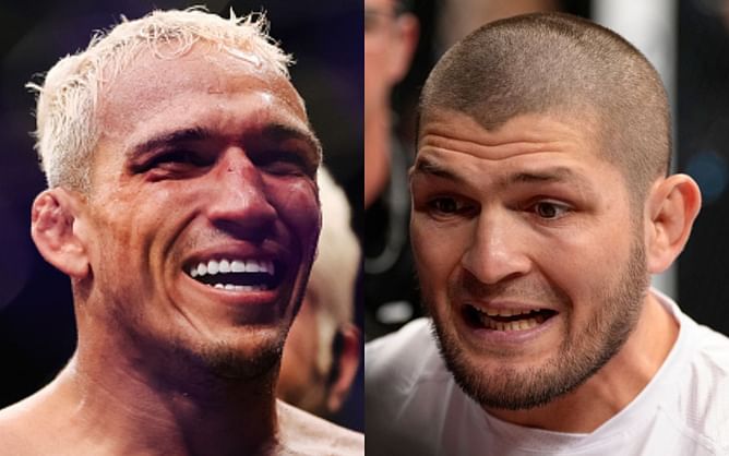 "Khabib would never" - Fans react to Charles Oliveira fighting top 5 lightweights in a year and a half