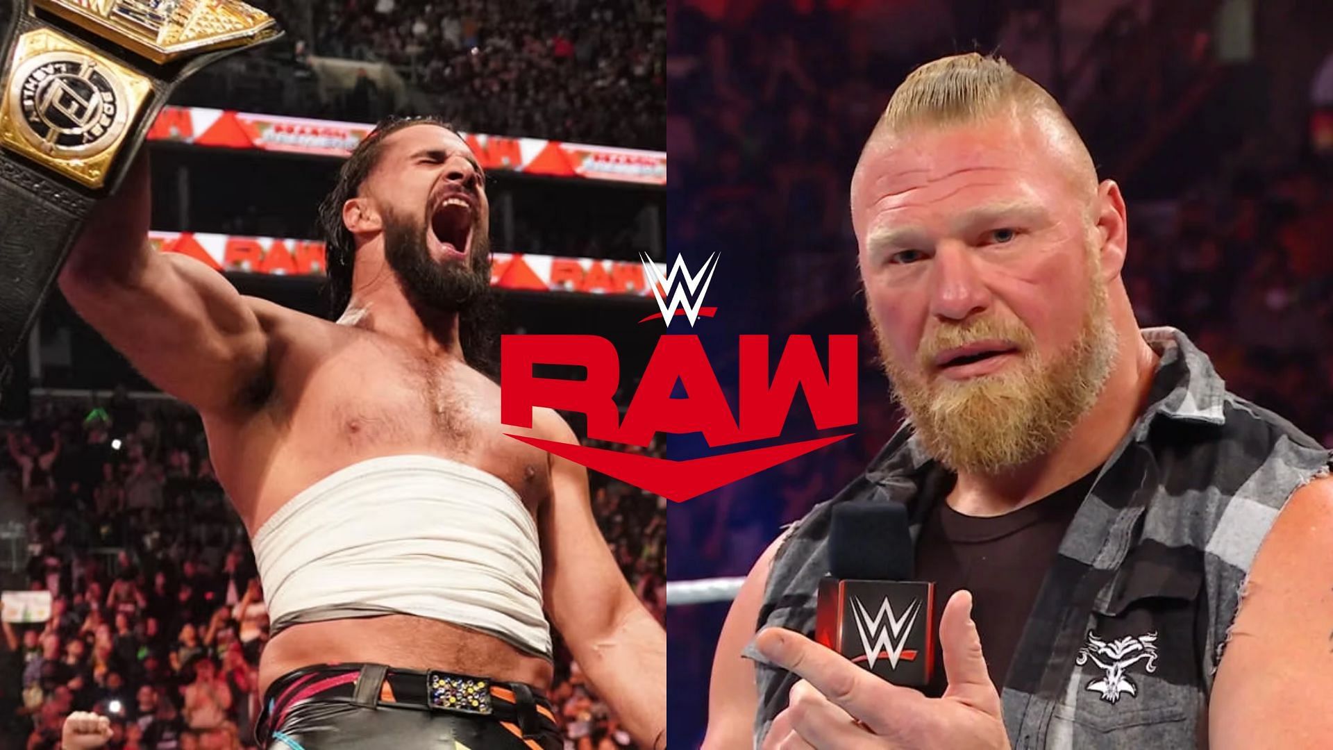 Wwe raw seth rollins cheap brock lesnar