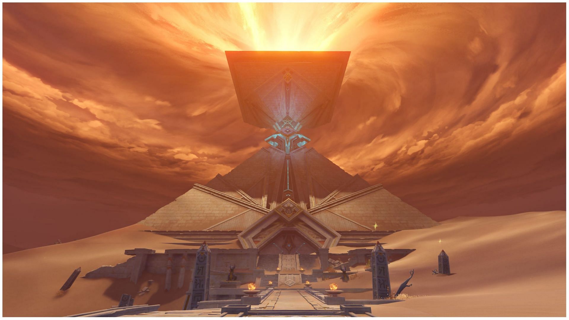 Genshin Impact 3.1 desert region (Image via HoYoverse) 