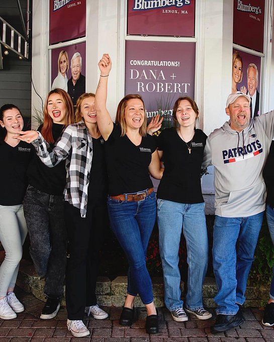 Olde Heritage Tavern in Lenox, where New England Patriots owner Robert Kraft  met his wife Dana Blumberg, changed its name temporarily as an  unconventional wedding gift, Local News