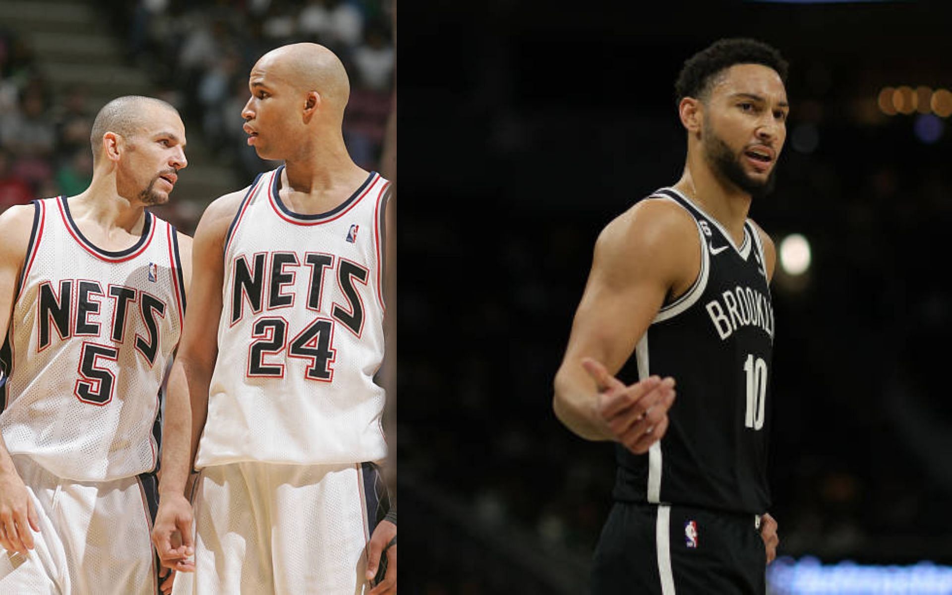 Jason Kidd and Richard Jefferson (left); Ben Simmons (right)