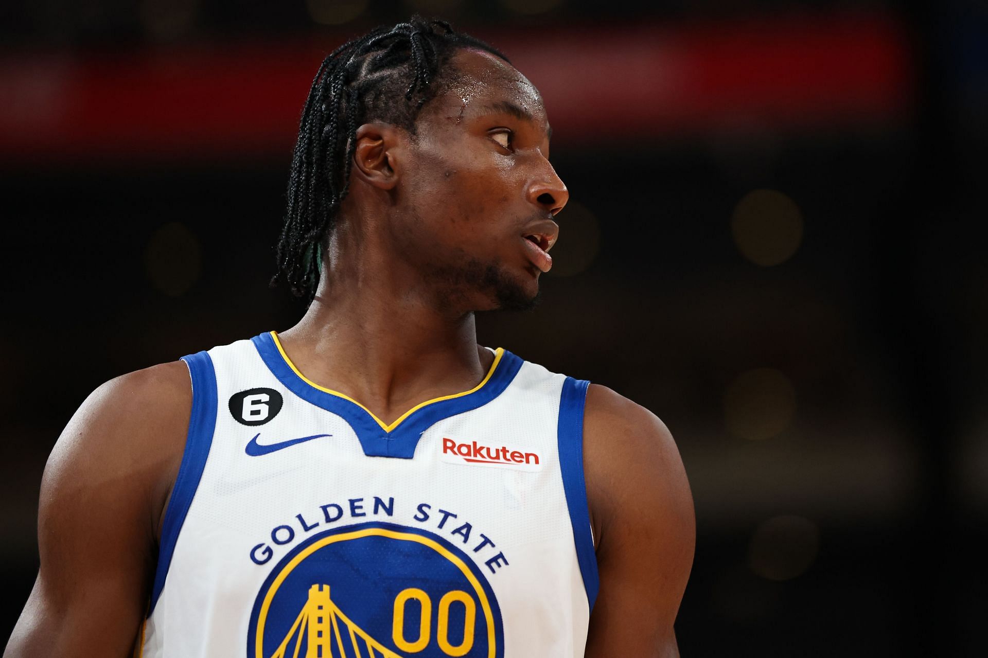 Jonathan Kuminga of the Golden State Warriors at the NBA Japan preseason games