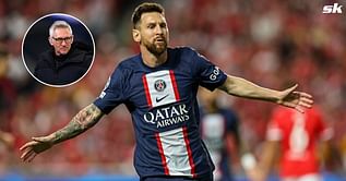 "Gift from the footballing gods" - Gary Lineker brands Lionel Messi as the GOAT after stunning strike in PSG's 1-1 draw against Benfica