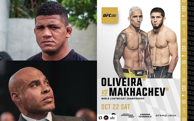 "Save your money" - Ali Abdelaziz warns Gilbert Burns to not bet on Charles Oliveira for UFC 280