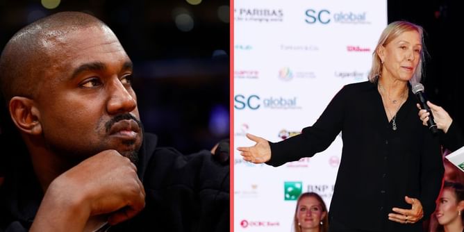 "Drop his nasty a**" - Martina Navratilova urges Adidas to sever ties with Kanye West over recent comments