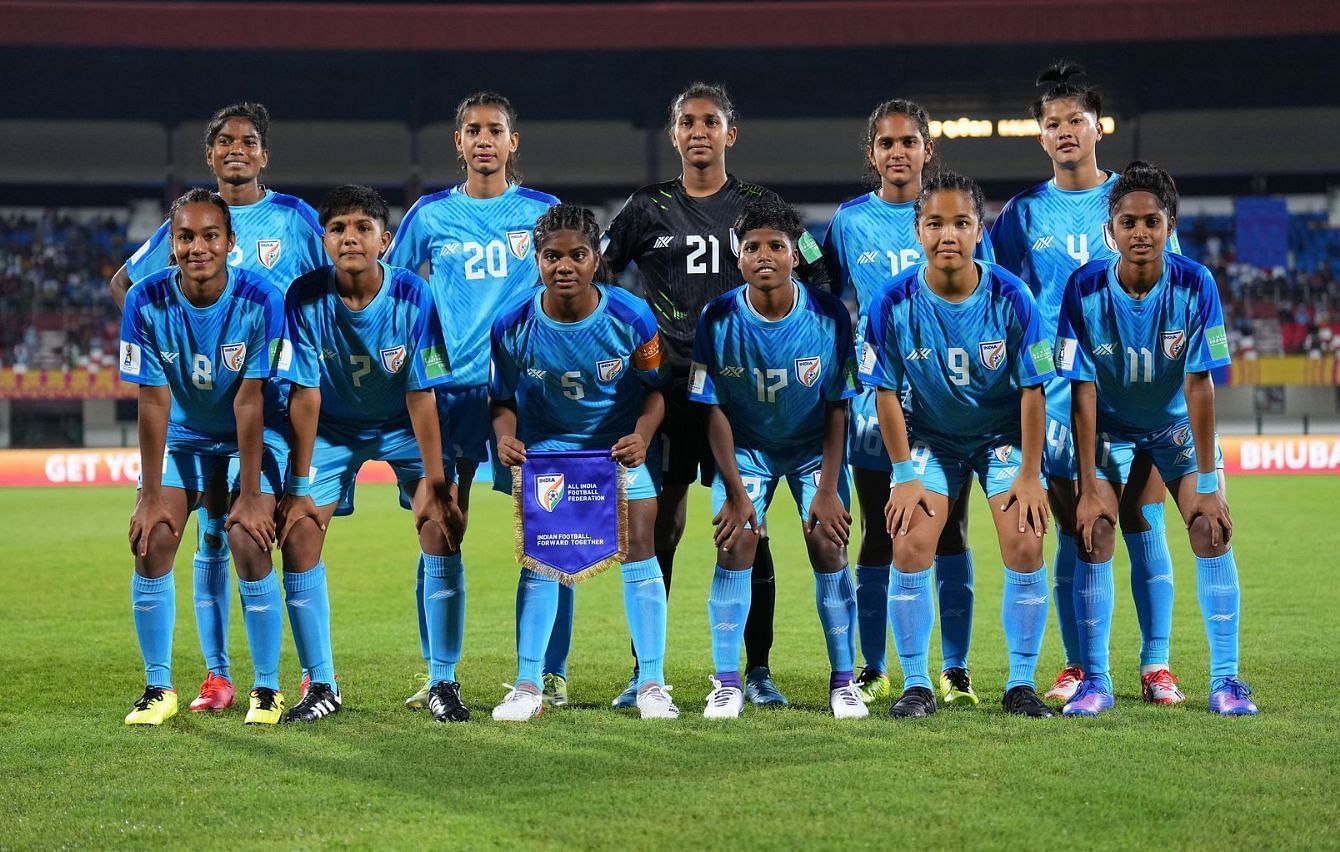 भारतीय अंडर-17 टीम पहली बार विश्व कप में खेल रही है।