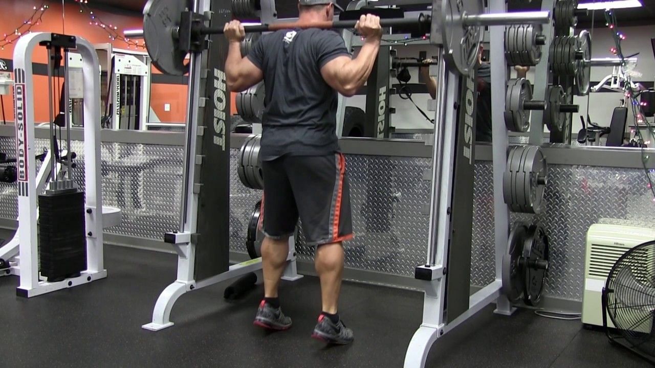 A Smith Machine Calf Raise