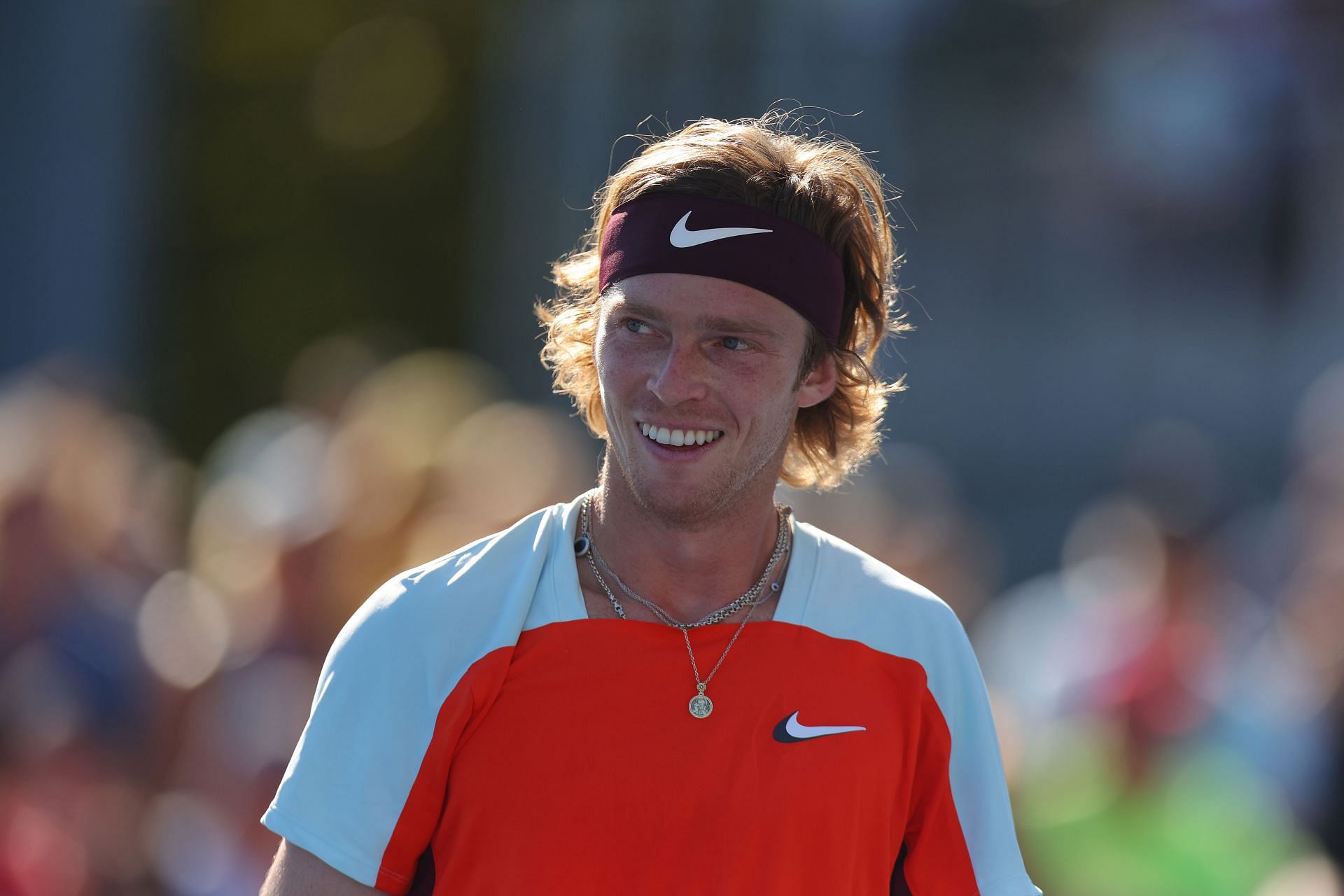 Andrey Rublev at the 2022 US Open.