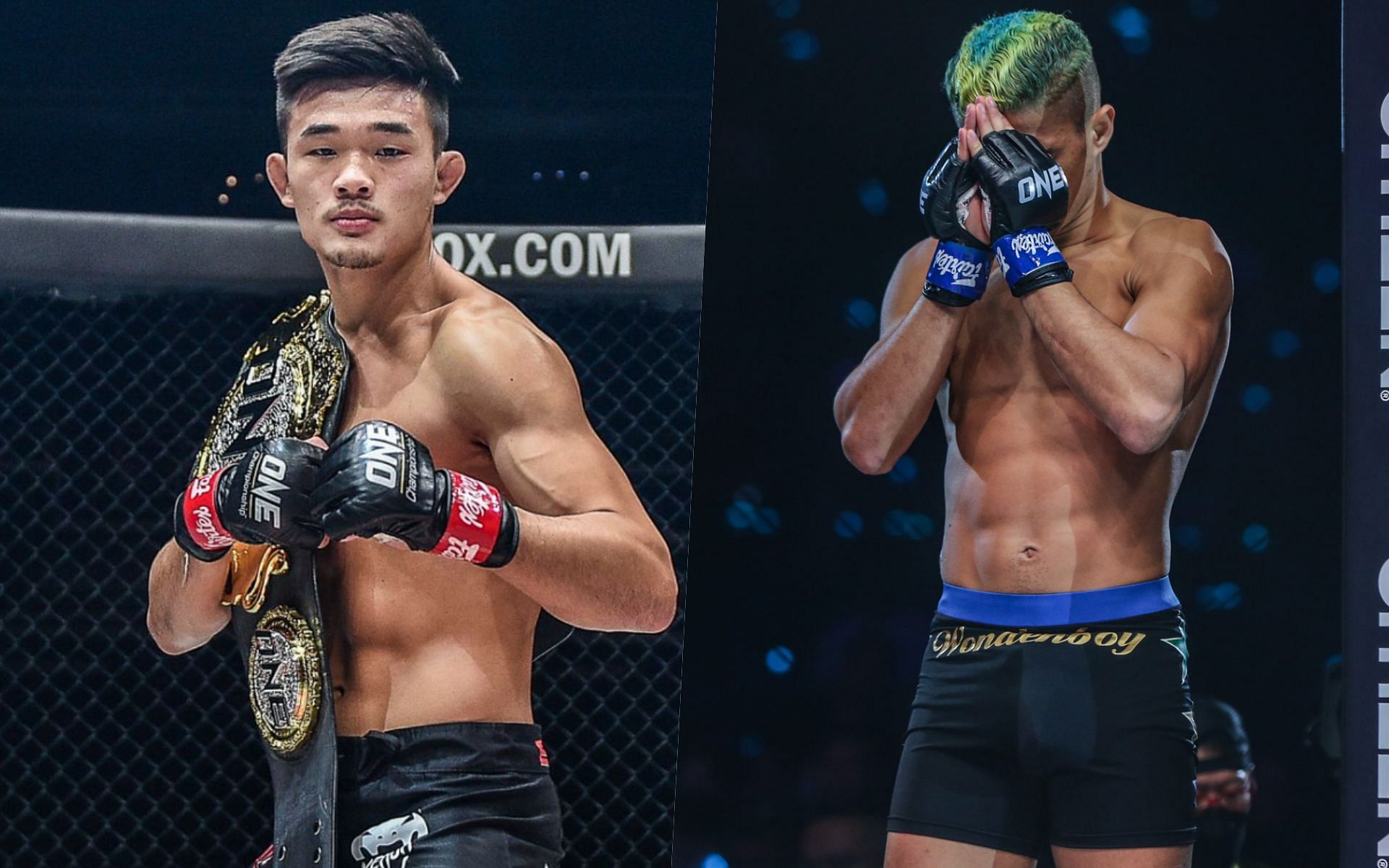 Christian Lee (L) believes Fabricio Andrade (R) deserves an immediate bantamweight world title shot. | Photo by ONE Championship