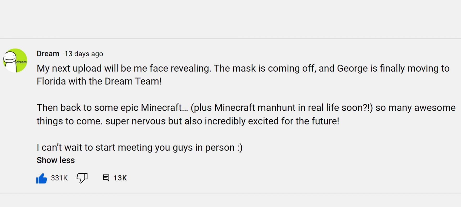 Dream's Face Reveal means NEW Dream SMP Member?! 