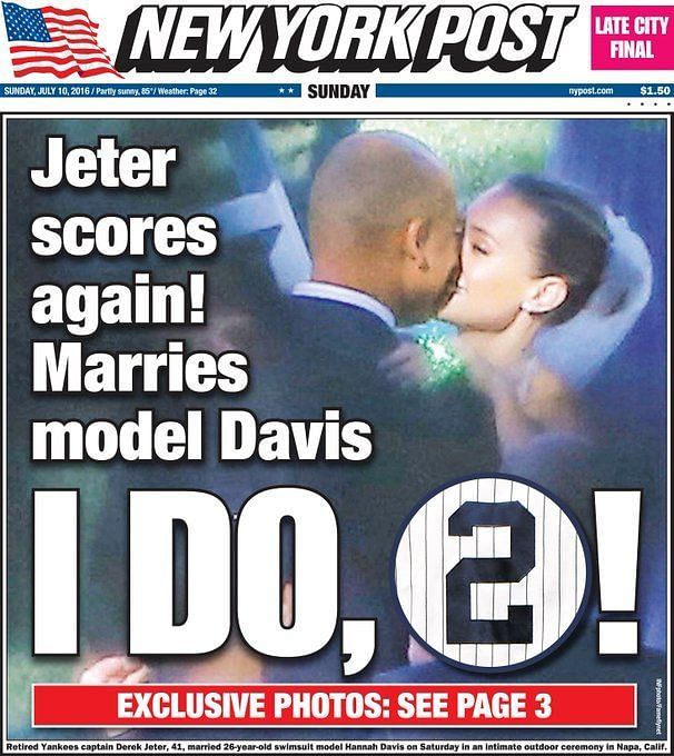 Derek is totally in love with her - When Hannah Davis charmed New York  Yankees legend Derek Jeter, making him give up his bachelor status