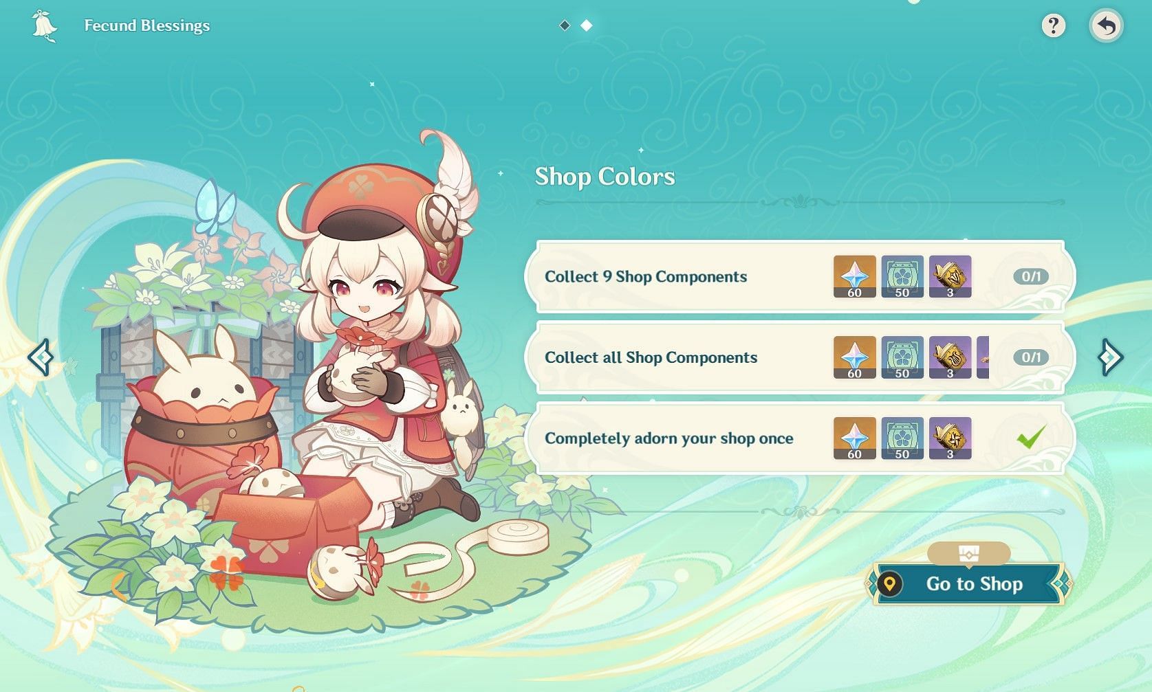 This event requires you to collect shop components (Image via HoYoverse)