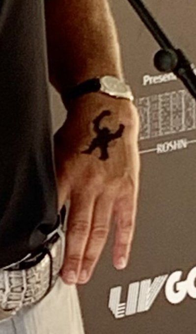 Phil Mickelson gets tattoo of his own logo on his hand ahead of LIV Golf  event in Saudi Arabia  Eurosport