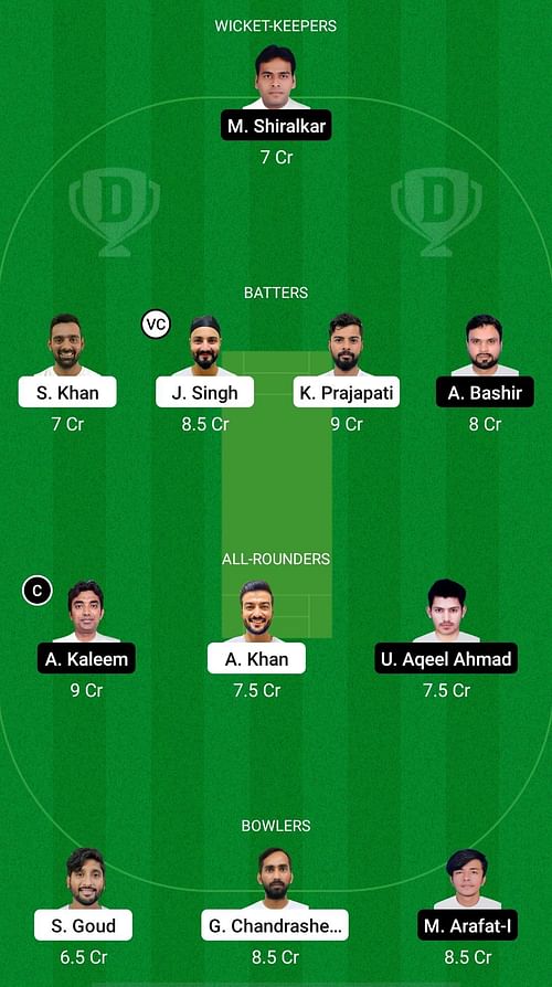 QUT vs KHW Dream11 Prediction - Oman D10 League