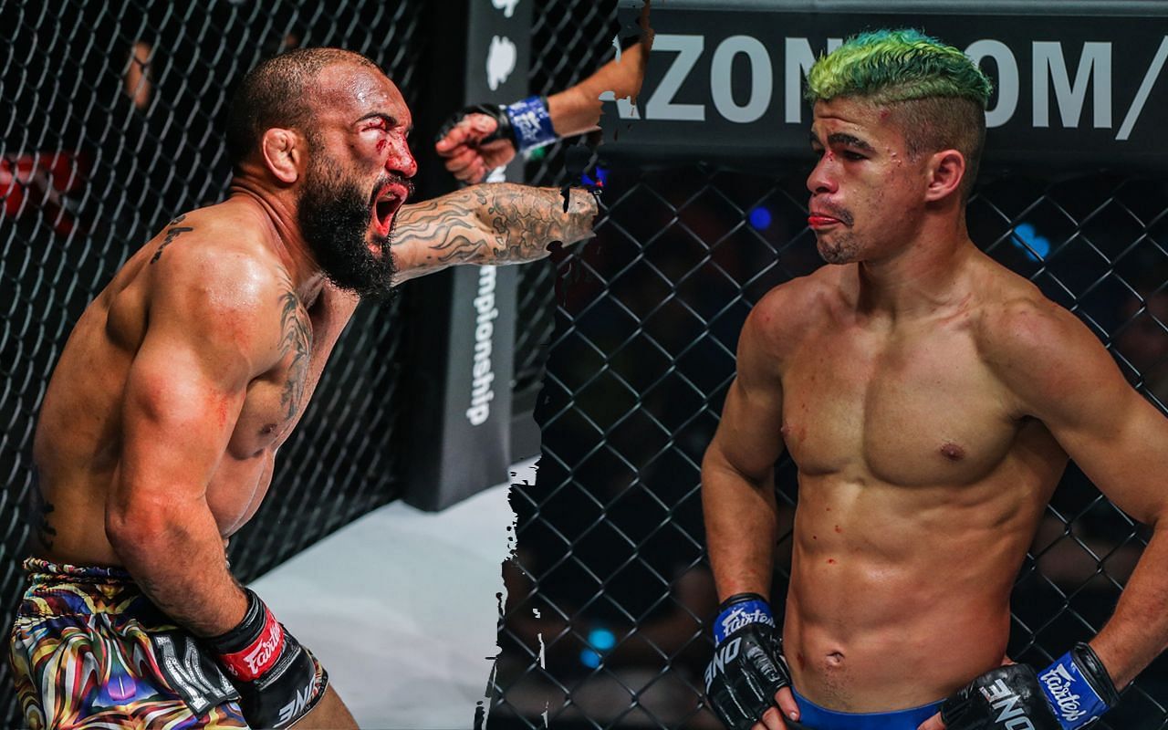 John Lineker (left) and Fabricio Andrade (right). [Photos ONE Championship]