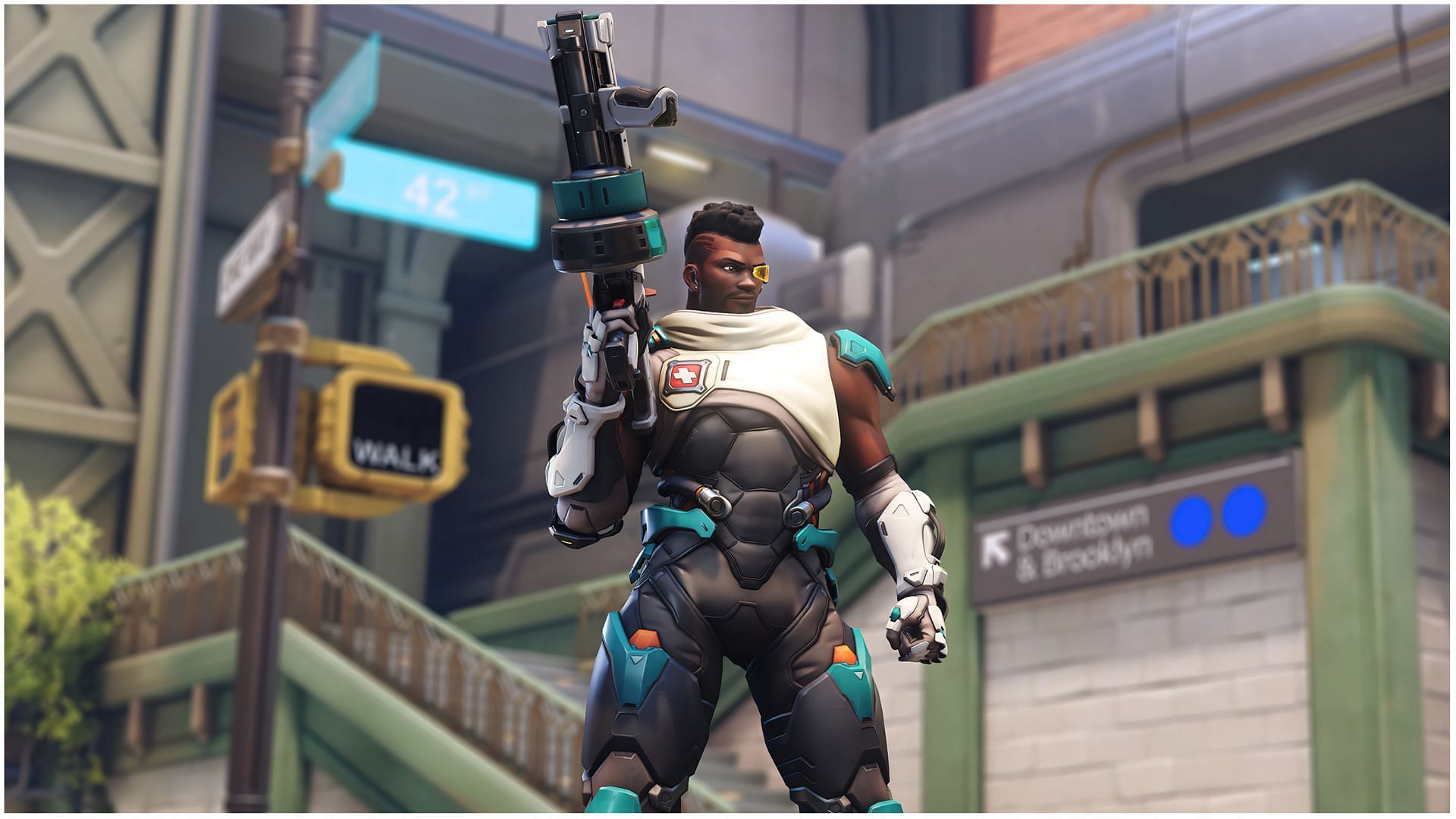 Baptiste as seen in Overwatch 2 (Image via Activision Blizzard)
