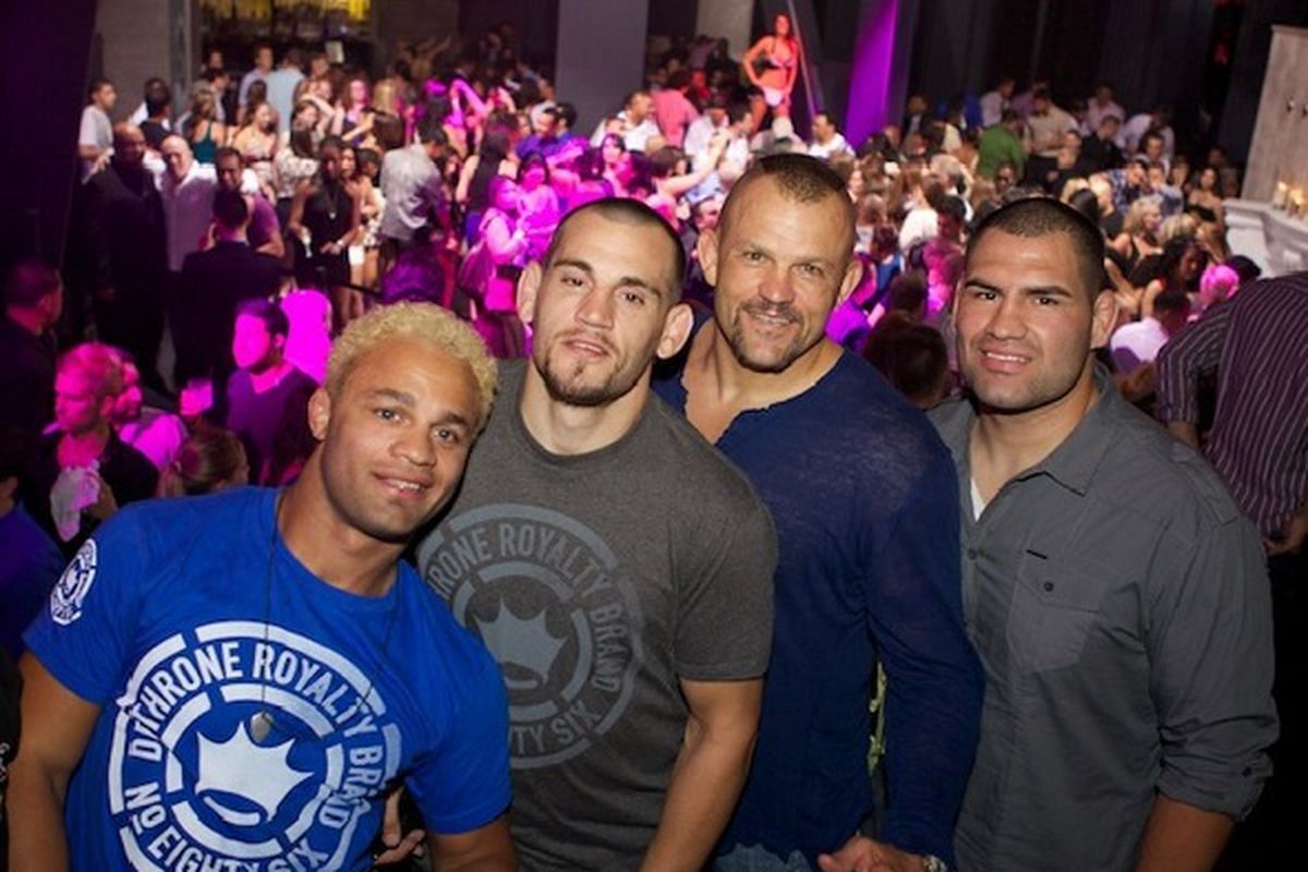 Josh Koscheck and Jon Fitch (pictured with Chuck Liddell and Cain Velasquez) were always reluctant to fight one another