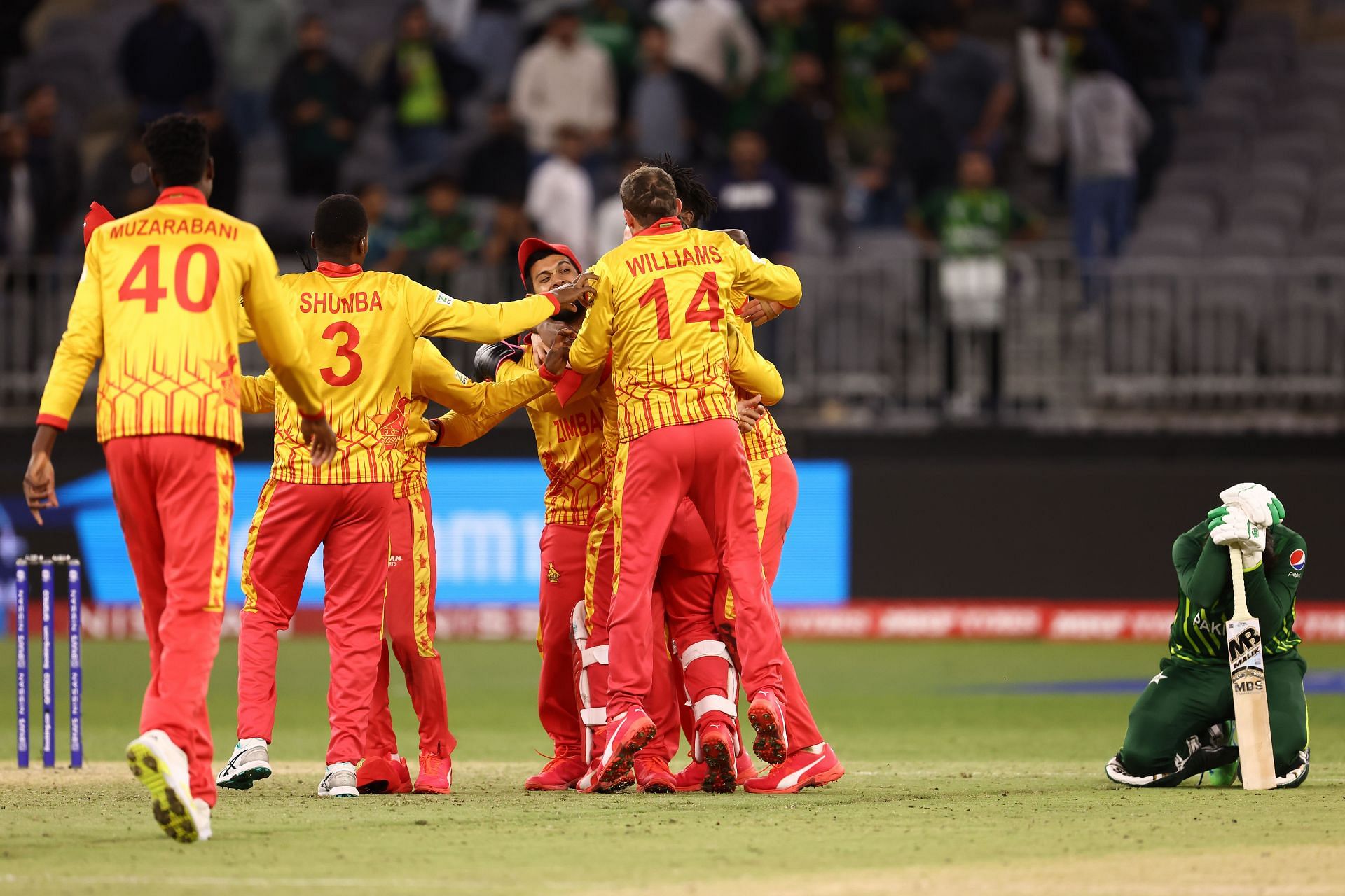 T20 World Cup 2022 Zimbabwe stun Pakistan by 1 run in lowscoring thriller